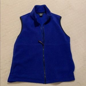 LL Bean ladies fleece vest